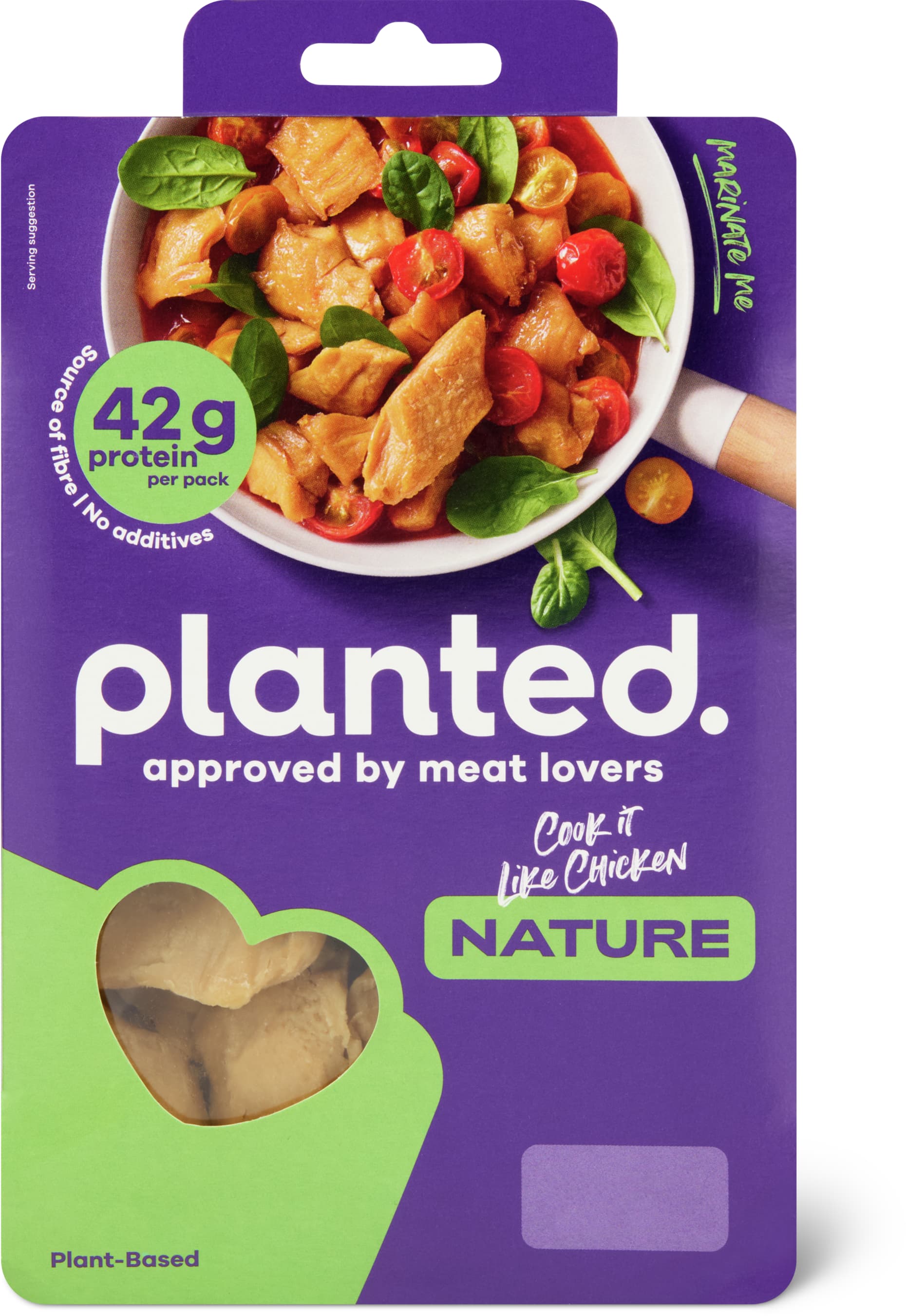 Planted Alternativa vegana agli straccetti di pollo al naturale 175g